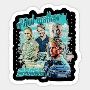 Paul Walker Tee Sticker